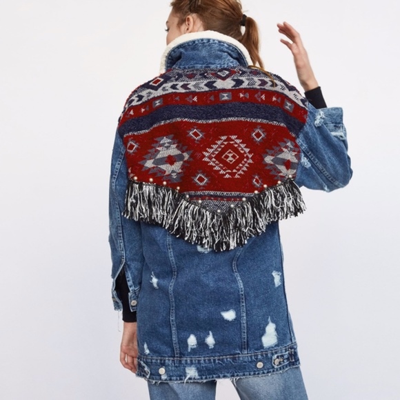 Zara Jackets & Blazers - SALE NWT Zara Aztec Sherpa Jacket sz S ✨
